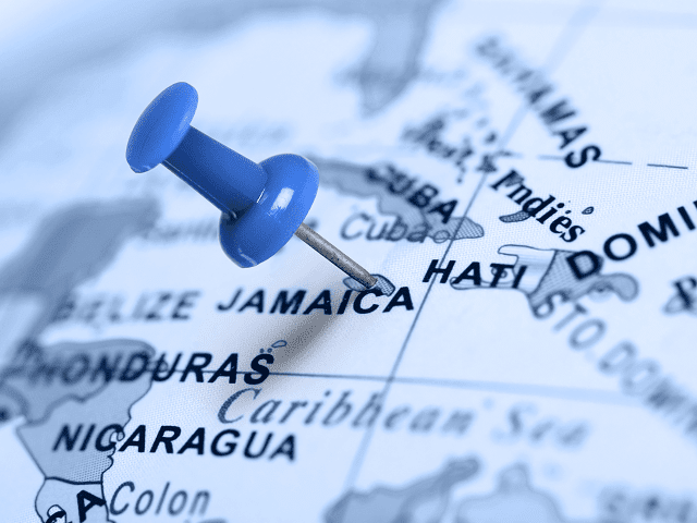 Mapa Jamajky